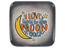 Load image into Gallery viewer, To the Moon and Back Plate