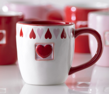 Load image into Gallery viewer, Heart Stamp Mug